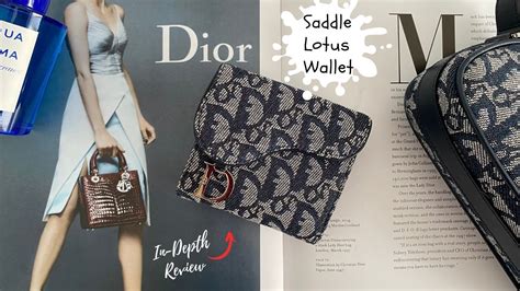 dior lotus wallet review|Dior saddle lotus wallet reviews.